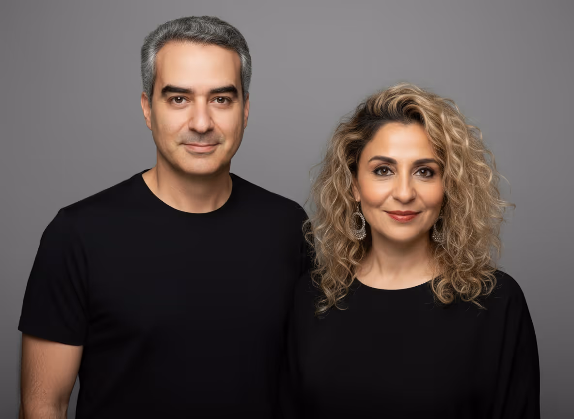 Tom Bhatia and Jasmine Sharma, founders of Aegis
